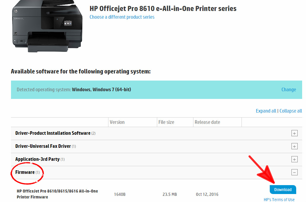 HP 950XL/951XL Ink Cartridge Troubleshooting Instructions - Update Firmware On Your Printer