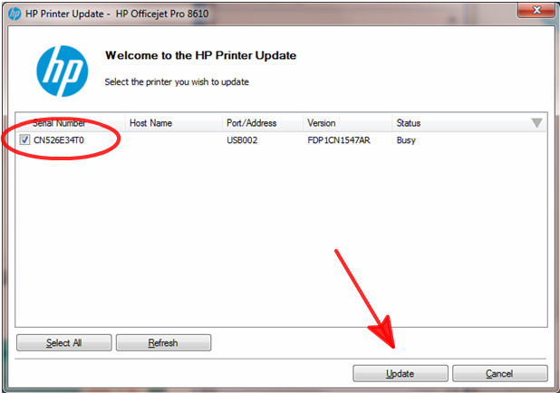 HP 950XL/951XL Ink Cartridge Troubleshooting Instructions - Update Firmware On Your Printer