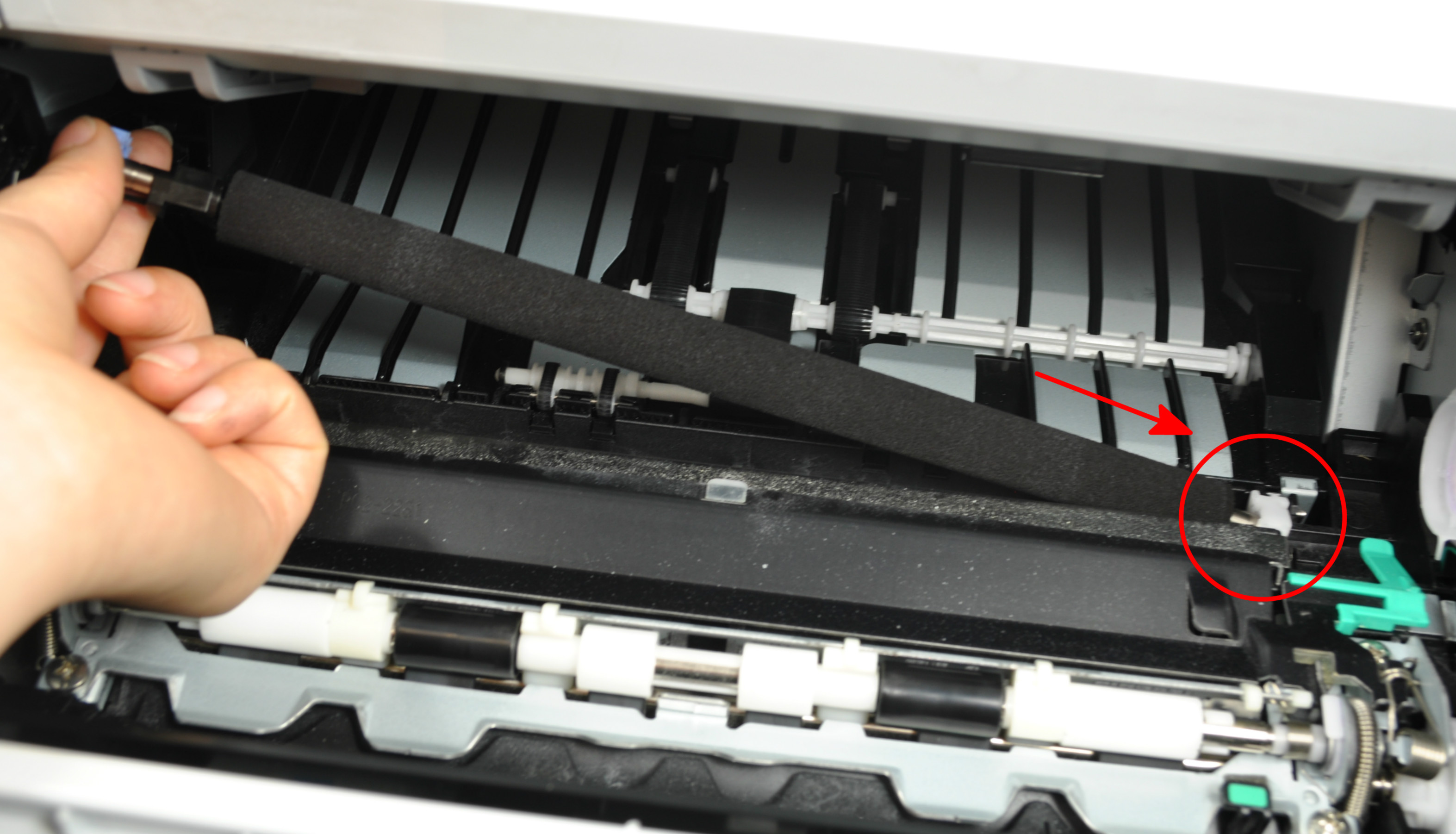 RM1-5462-000 Transfer Roller Instruction Guide (part of F2G76-67901 maintenance kit)