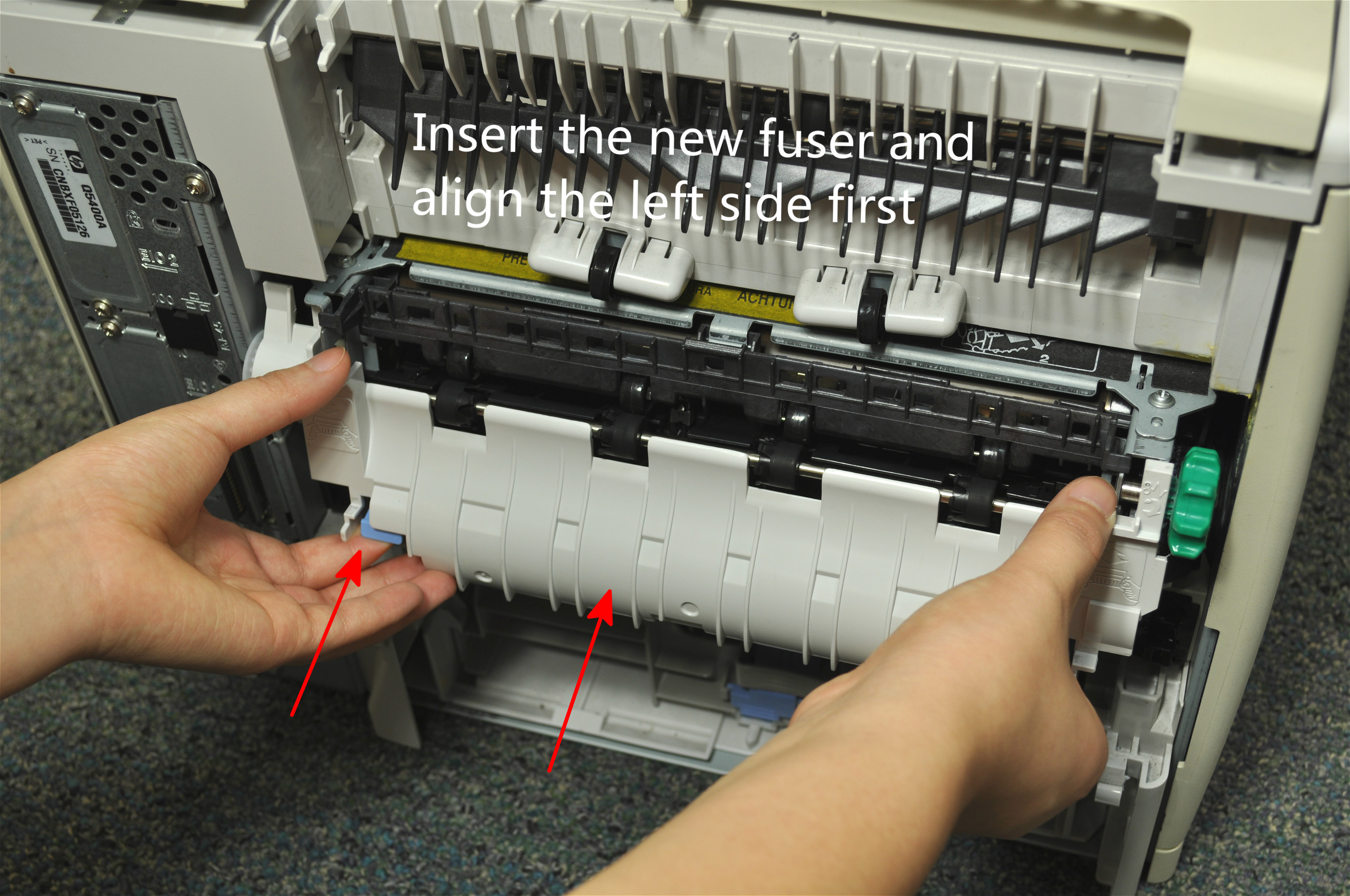 RM1-0013 Fuser Assembly Installation Guide ( part of Q2429A maintenance kit)