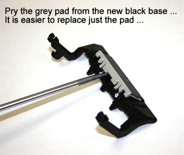 Installing RF5-3086-000 Tray 1 separation pad for HP LaserJet 4100 HP