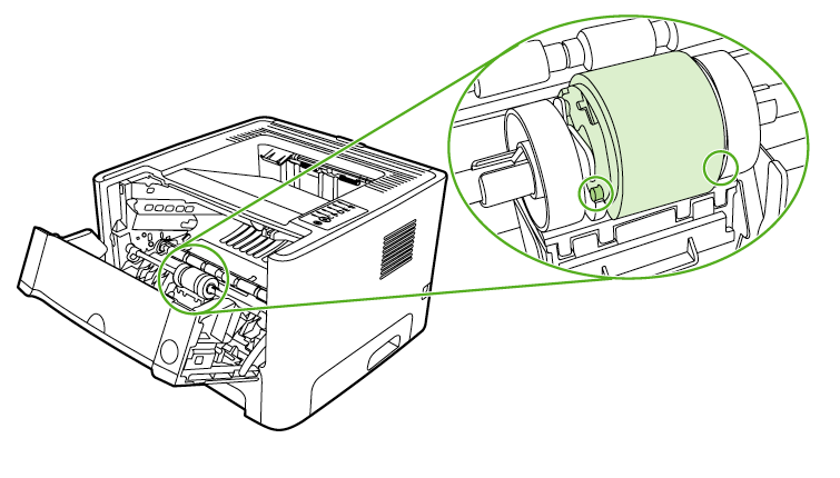 RL1-1525-000 Pickup Roller, Tray 1 Installation Guide