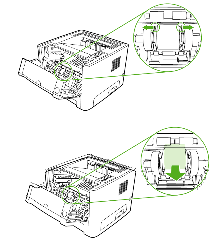 RL1-1525-000 Pickup Roller, Tray 1 Installation Guide