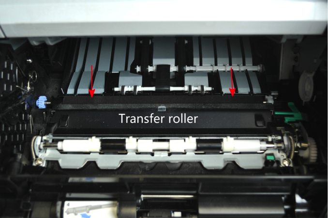 RM1-5462-000 Transfer Roller Instruction Guide (part of F2G76-67901 maintenance kit)