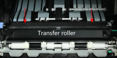 RM1-5462-000 Transfer Roller Instruction Guide (part of F2G76-67901 maintenance kit)