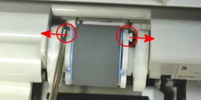 RL1-0019-000 Pickup Roller Installation Guide (part of Q2429A Maintenance kit)