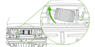 RL1-0540-000 Pickup Roller, Tray 2 Installation Guide